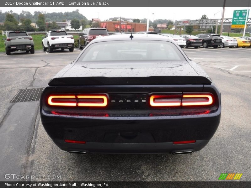 Contusion Blue / Black 2017 Dodge Challenger GT AWD