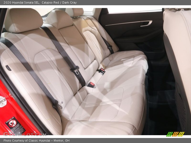 Calypso Red / Dark Gray 2020 Hyundai Sonata SEL