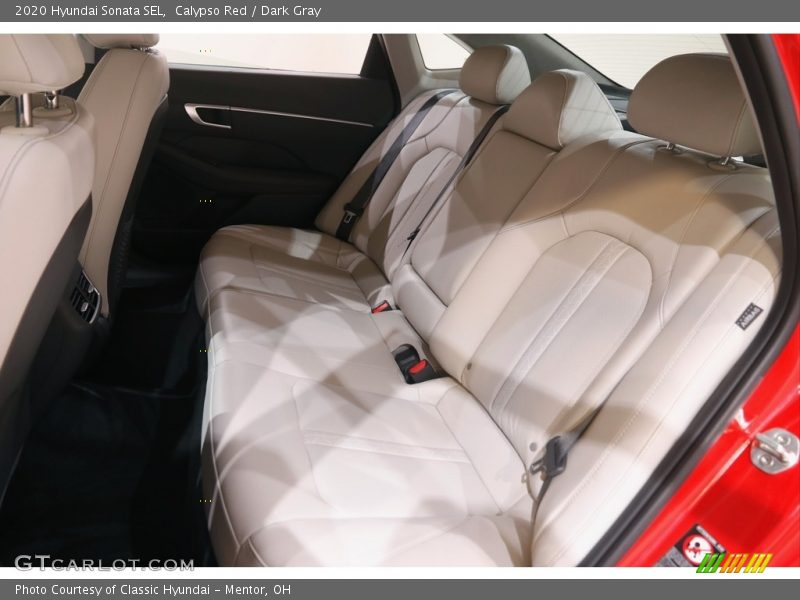 Calypso Red / Dark Gray 2020 Hyundai Sonata SEL