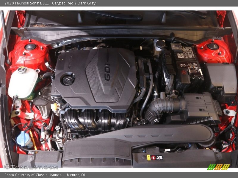 Calypso Red / Dark Gray 2020 Hyundai Sonata SEL