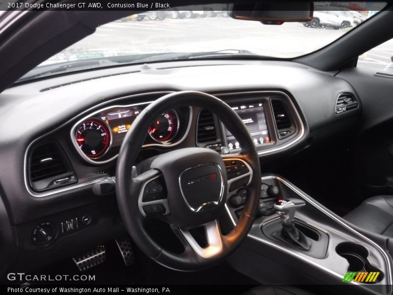 Contusion Blue / Black 2017 Dodge Challenger GT AWD