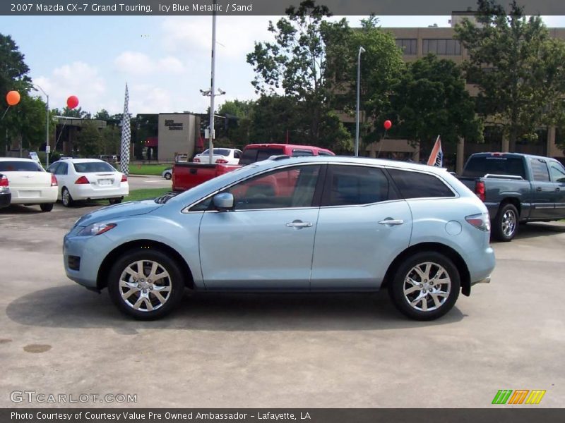 Icy Blue Metallic / Sand 2007 Mazda CX-7 Grand Touring