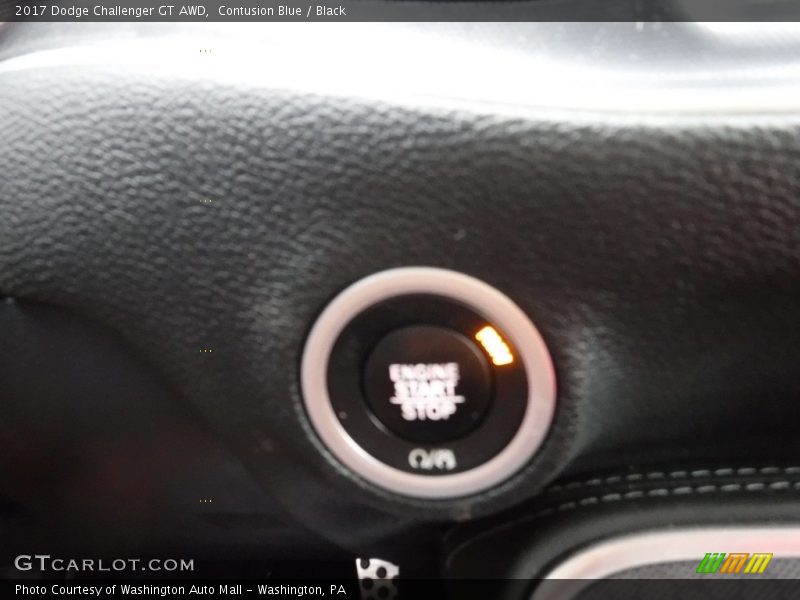 Contusion Blue / Black 2017 Dodge Challenger GT AWD