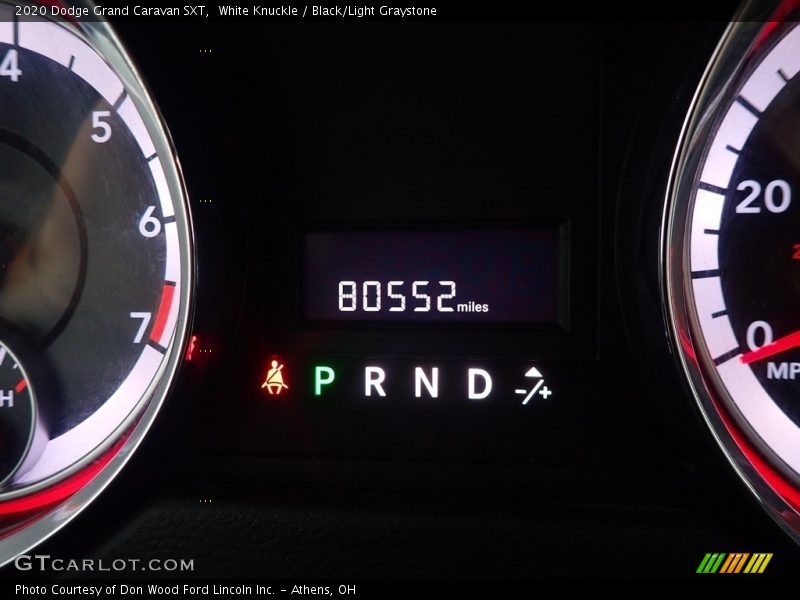 White Knuckle / Black/Light Graystone 2020 Dodge Grand Caravan SXT