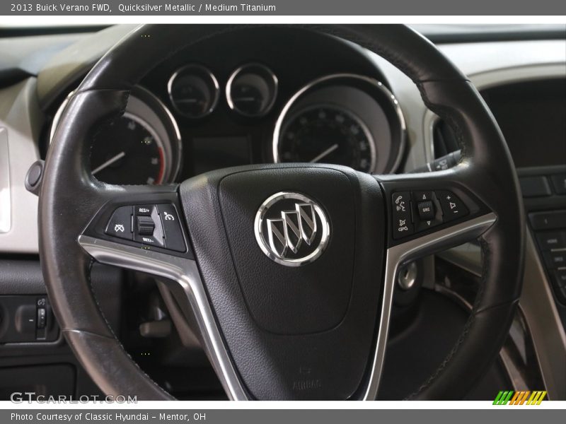 Quicksilver Metallic / Medium Titanium 2013 Buick Verano FWD