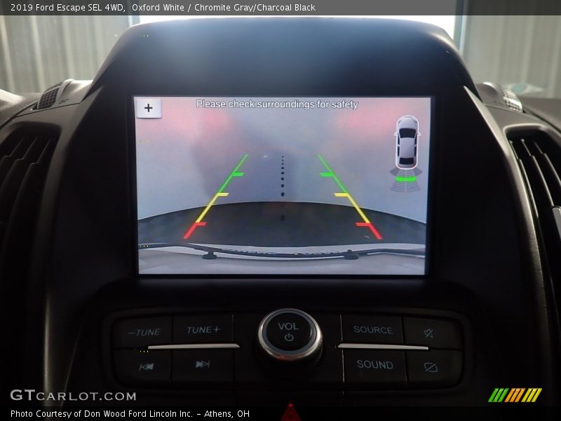 Oxford White / Chromite Gray/Charcoal Black 2019 Ford Escape SEL 4WD