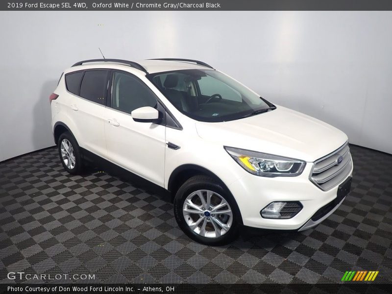Oxford White / Chromite Gray/Charcoal Black 2019 Ford Escape SEL 4WD