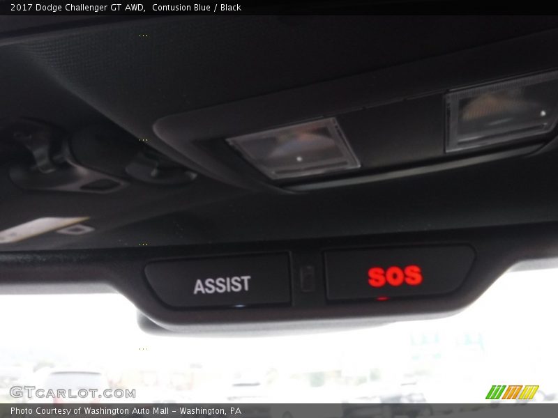 Contusion Blue / Black 2017 Dodge Challenger GT AWD