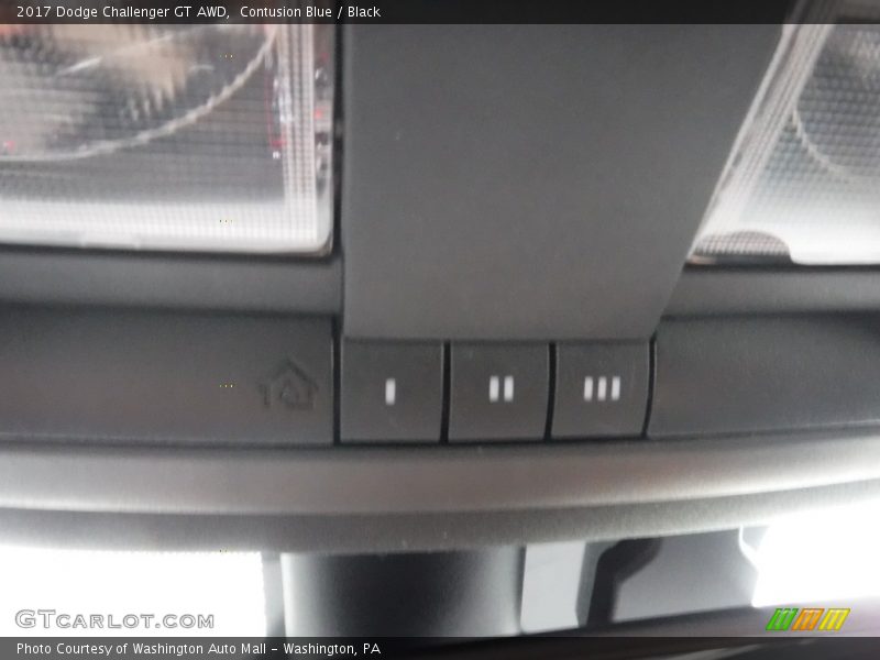 Contusion Blue / Black 2017 Dodge Challenger GT AWD