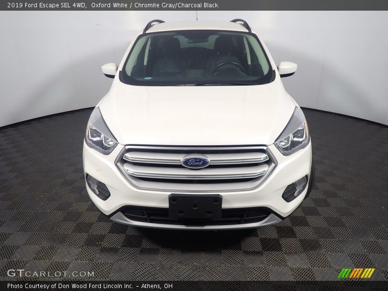 Oxford White / Chromite Gray/Charcoal Black 2019 Ford Escape SEL 4WD