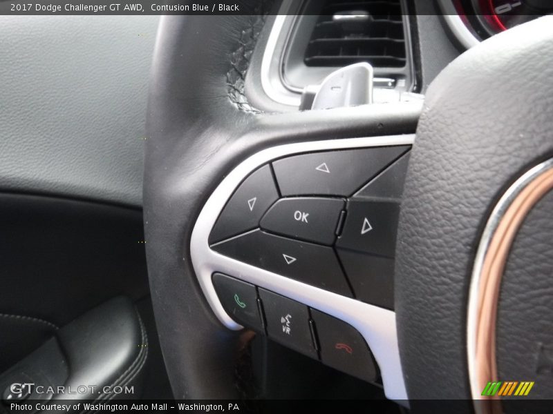 Contusion Blue / Black 2017 Dodge Challenger GT AWD