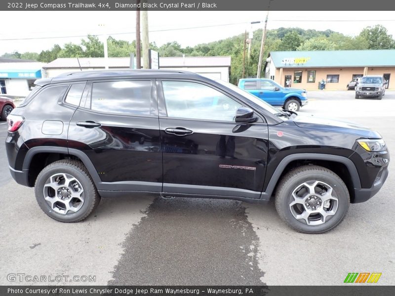 Diamond Black Crystal Pearl / Black 2022 Jeep Compass Trailhawk 4x4