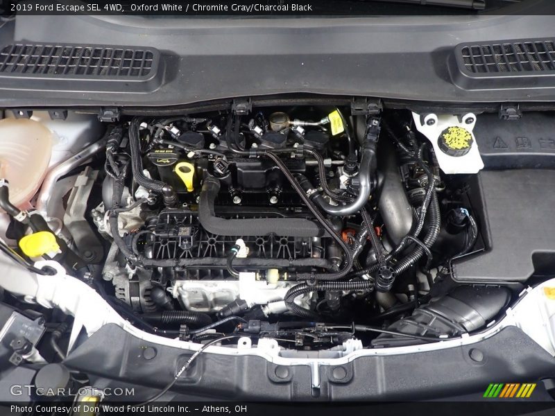 Oxford White / Chromite Gray/Charcoal Black 2019 Ford Escape SEL 4WD