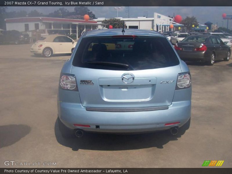 Icy Blue Metallic / Sand 2007 Mazda CX-7 Grand Touring
