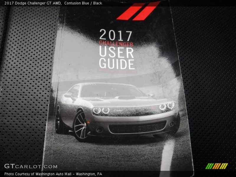Contusion Blue / Black 2017 Dodge Challenger GT AWD