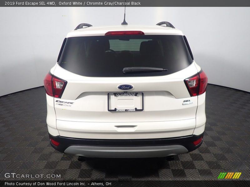 Oxford White / Chromite Gray/Charcoal Black 2019 Ford Escape SEL 4WD