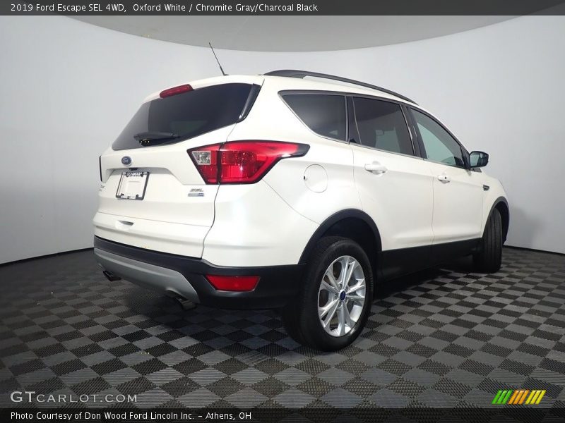 Oxford White / Chromite Gray/Charcoal Black 2019 Ford Escape SEL 4WD