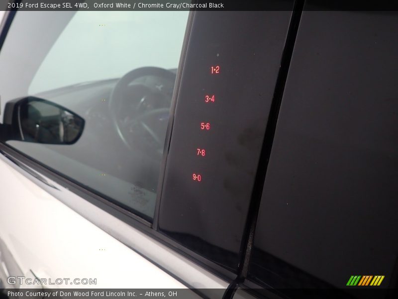 Oxford White / Chromite Gray/Charcoal Black 2019 Ford Escape SEL 4WD