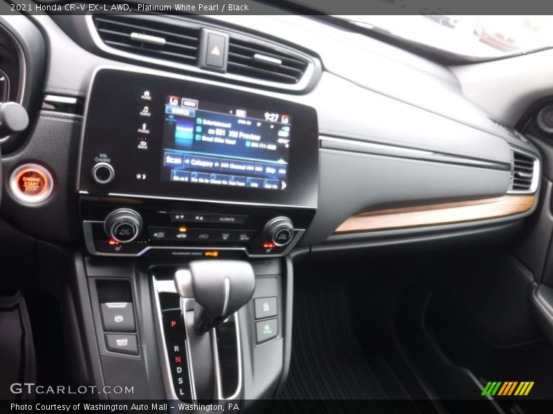 Platinum White Pearl / Black 2021 Honda CR-V EX-L AWD