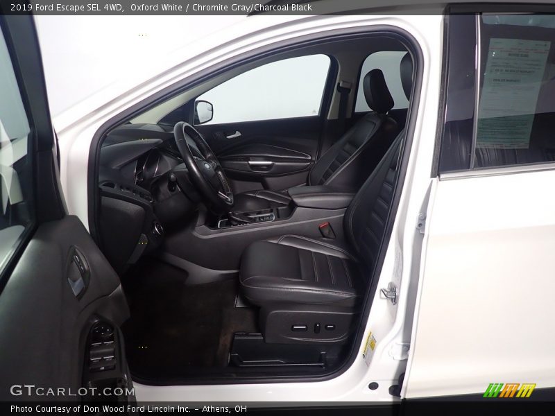 Oxford White / Chromite Gray/Charcoal Black 2019 Ford Escape SEL 4WD