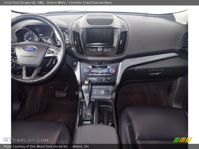 Oxford White / Chromite Gray/Charcoal Black 2019 Ford Escape SEL 4WD