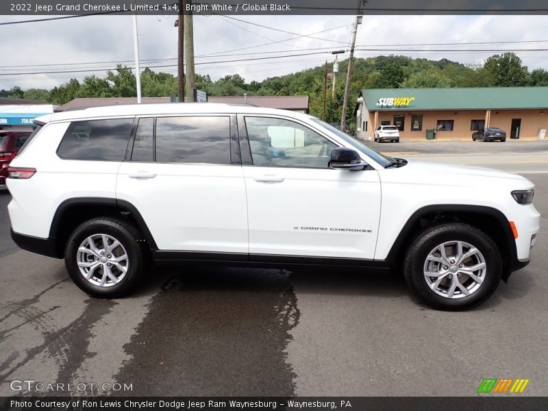 Bright White / Global Black 2022 Jeep Grand Cherokee L Limited 4x4