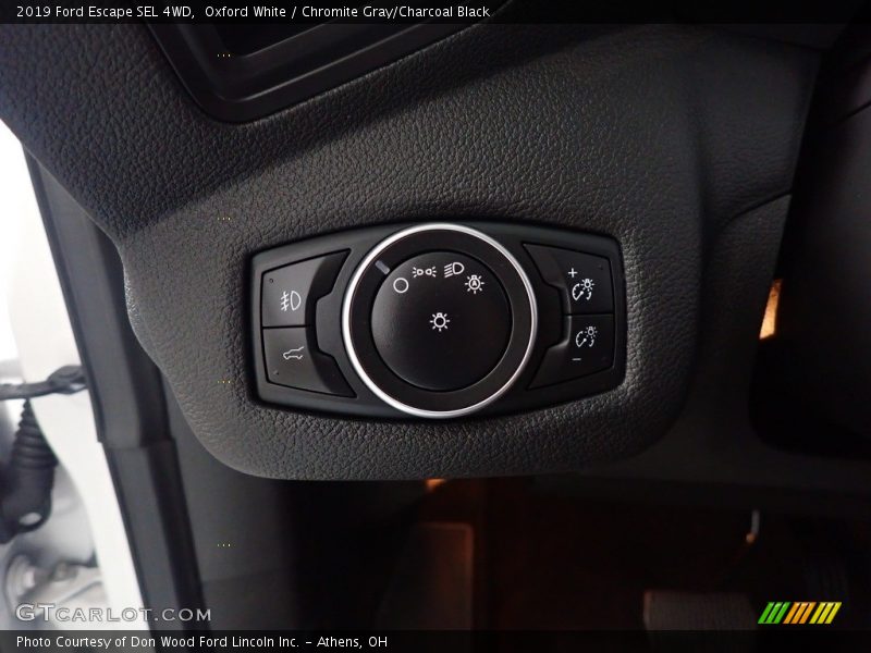Oxford White / Chromite Gray/Charcoal Black 2019 Ford Escape SEL 4WD