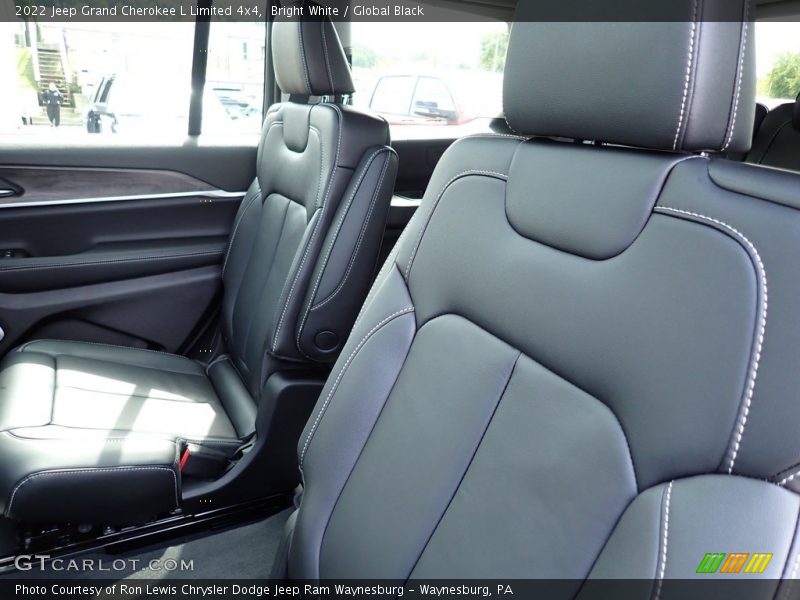 Bright White / Global Black 2022 Jeep Grand Cherokee L Limited 4x4