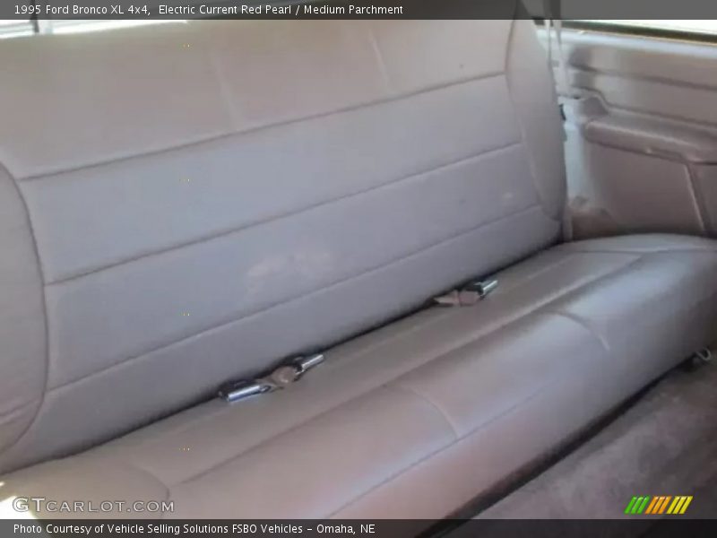 Electric Current Red Pearl / Medium Parchment 1995 Ford Bronco XL 4x4