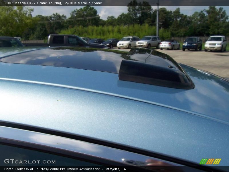 Icy Blue Metallic / Sand 2007 Mazda CX-7 Grand Touring
