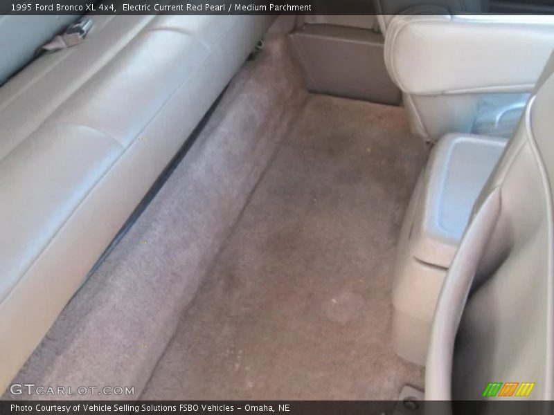 Electric Current Red Pearl / Medium Parchment 1995 Ford Bronco XL 4x4