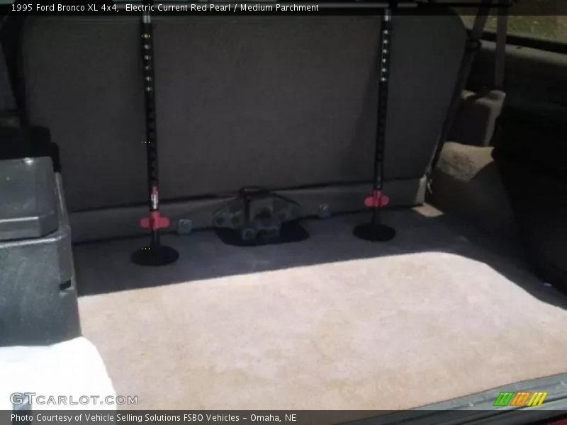 Electric Current Red Pearl / Medium Parchment 1995 Ford Bronco XL 4x4