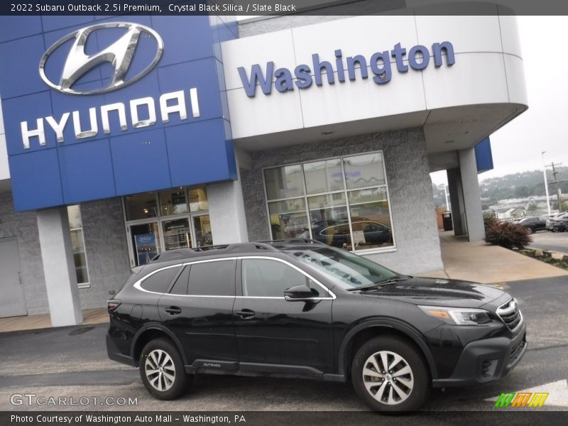 Crystal Black Silica / Slate Black 2022 Subaru Outback 2.5i Premium