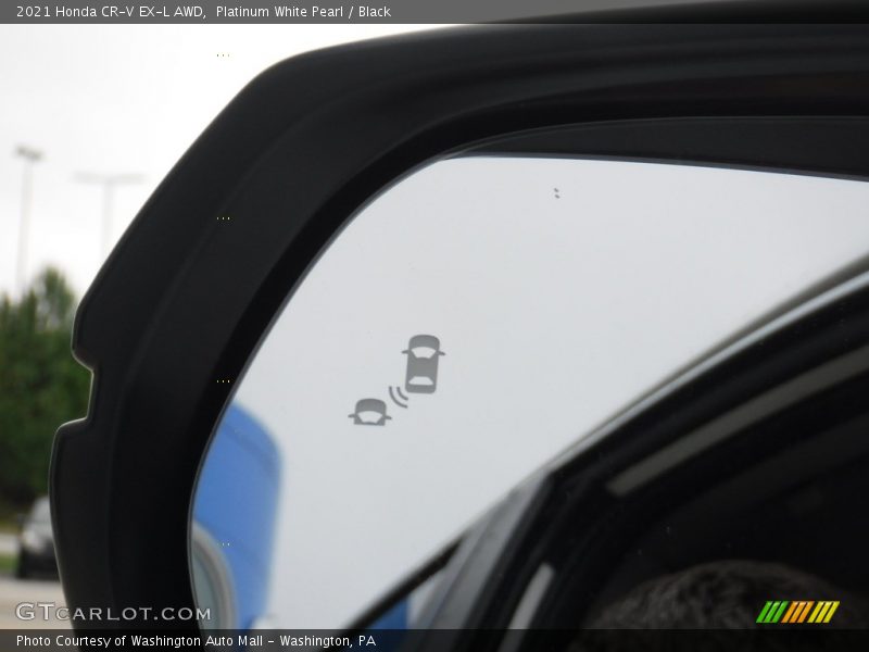 Platinum White Pearl / Black 2021 Honda CR-V EX-L AWD