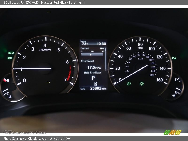 Matador Red Mica / Parchment 2018 Lexus RX 350 AWD
