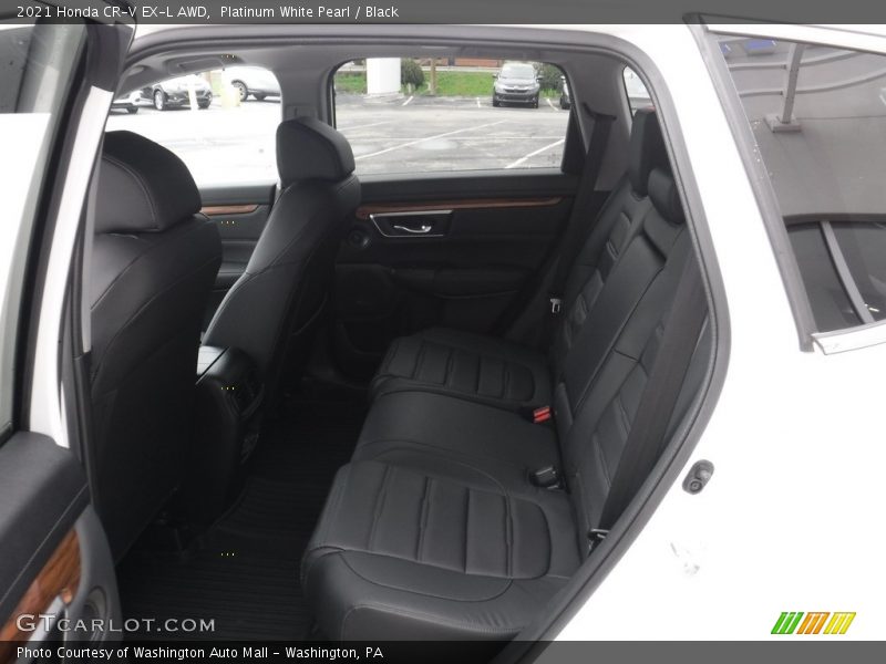 Platinum White Pearl / Black 2021 Honda CR-V EX-L AWD