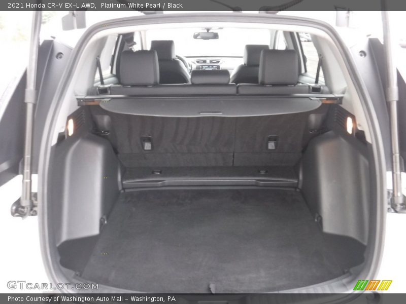 Platinum White Pearl / Black 2021 Honda CR-V EX-L AWD