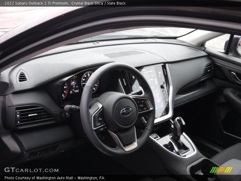 Crystal Black Silica / Slate Black 2022 Subaru Outback 2.5i Premium