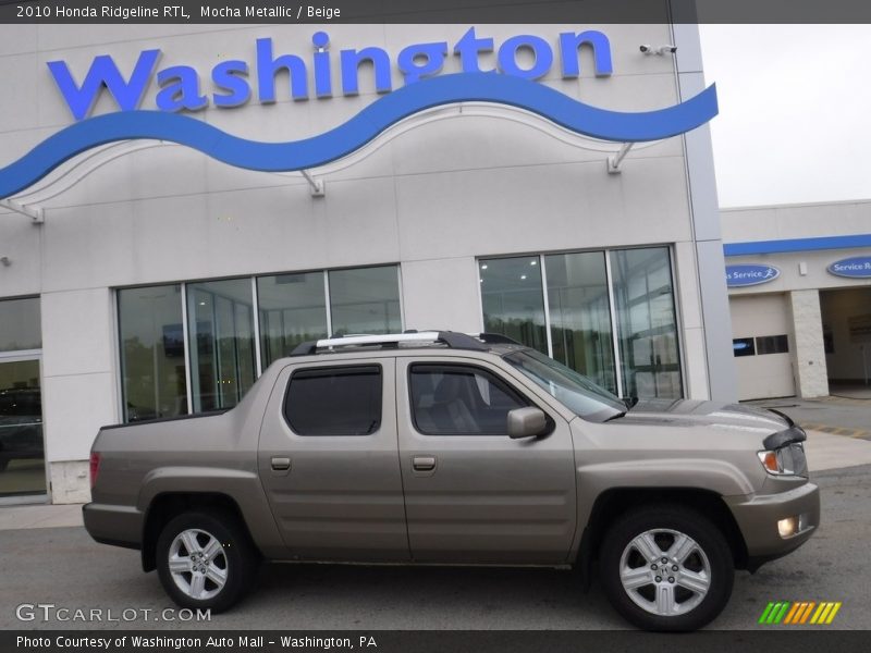 Mocha Metallic / Beige 2010 Honda Ridgeline RTL