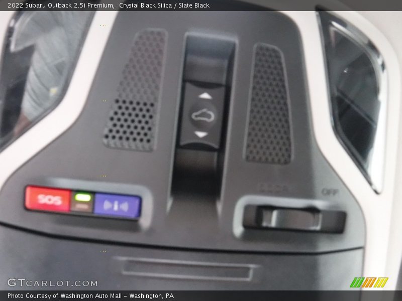 Crystal Black Silica / Slate Black 2022 Subaru Outback 2.5i Premium