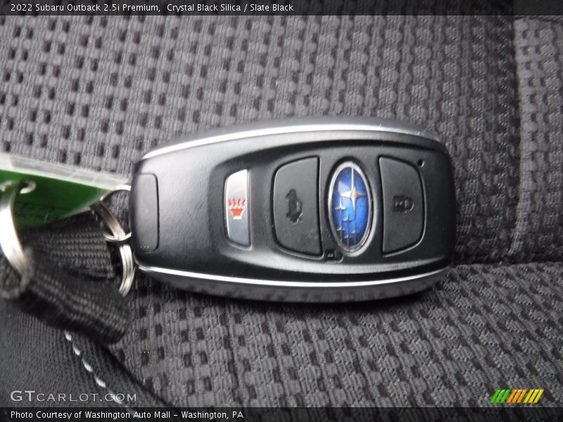 Crystal Black Silica / Slate Black 2022 Subaru Outback 2.5i Premium