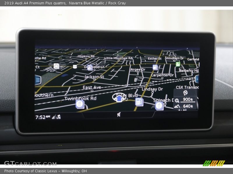 Navigation of 2019 A4 Premium Plus quattro