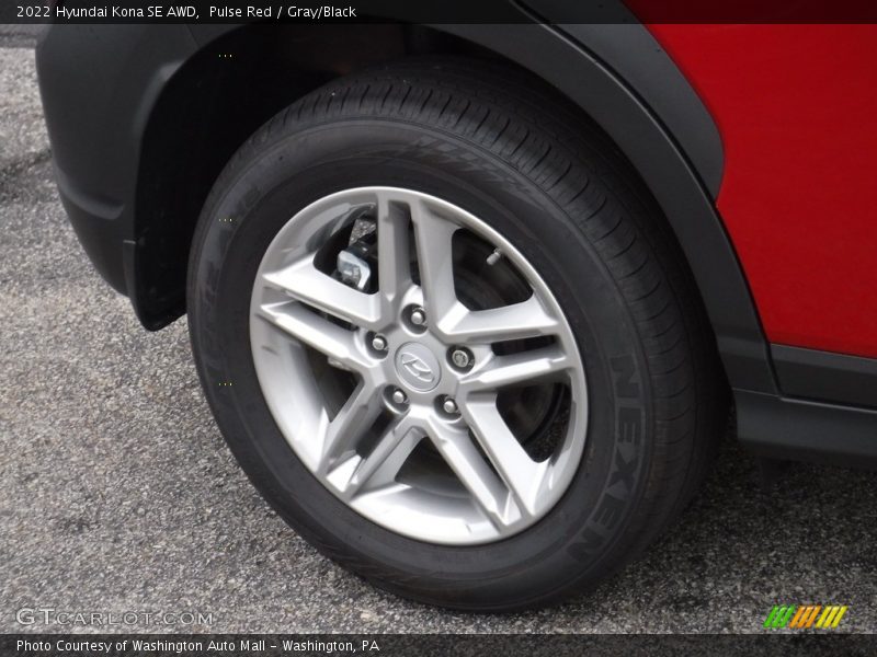 Pulse Red / Gray/Black 2022 Hyundai Kona SE AWD