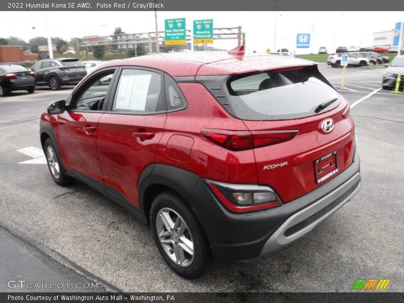 Pulse Red / Gray/Black 2022 Hyundai Kona SE AWD