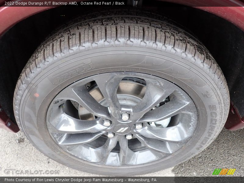 Octane Red Pearl / Black 2022 Dodge Durango R/T Blacktop AWD