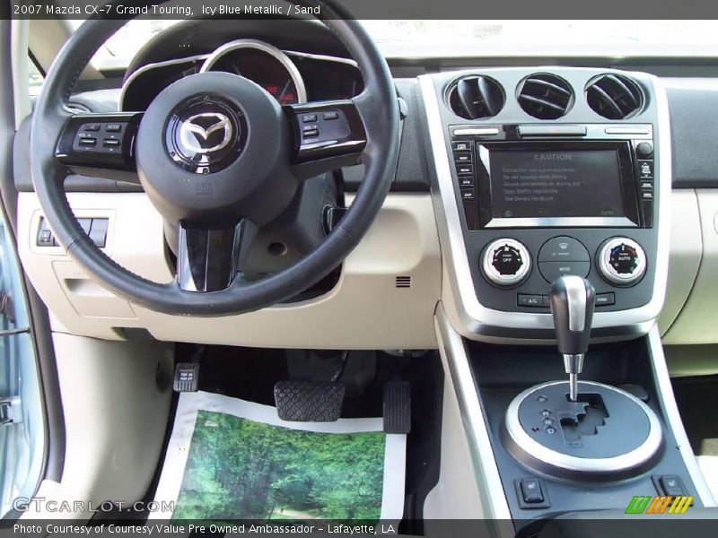 Icy Blue Metallic / Sand 2007 Mazda CX-7 Grand Touring