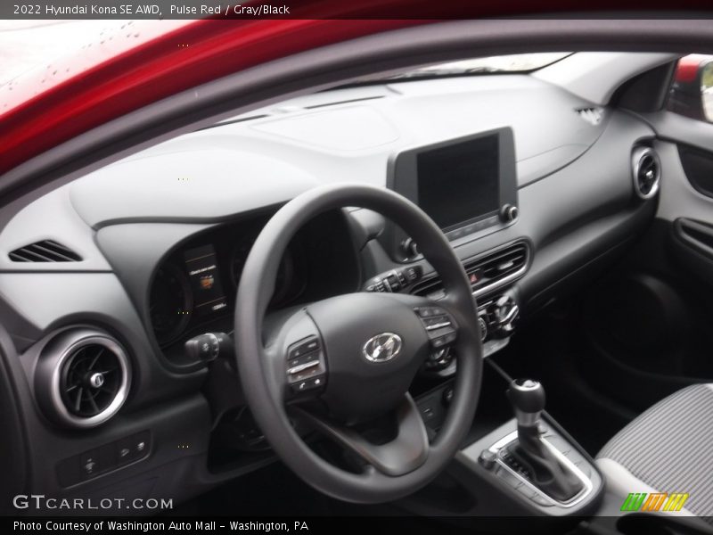 Pulse Red / Gray/Black 2022 Hyundai Kona SE AWD