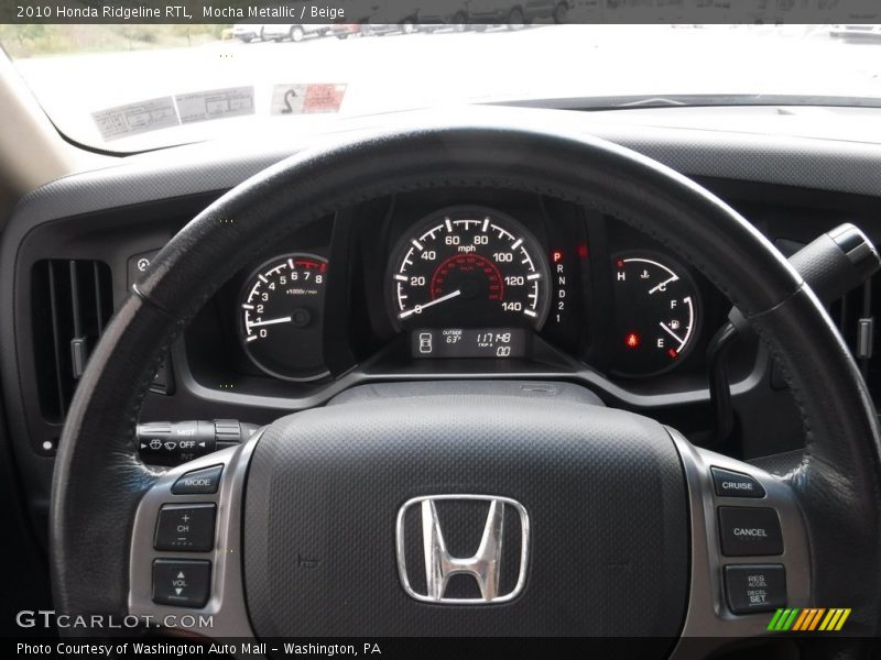 Mocha Metallic / Beige 2010 Honda Ridgeline RTL