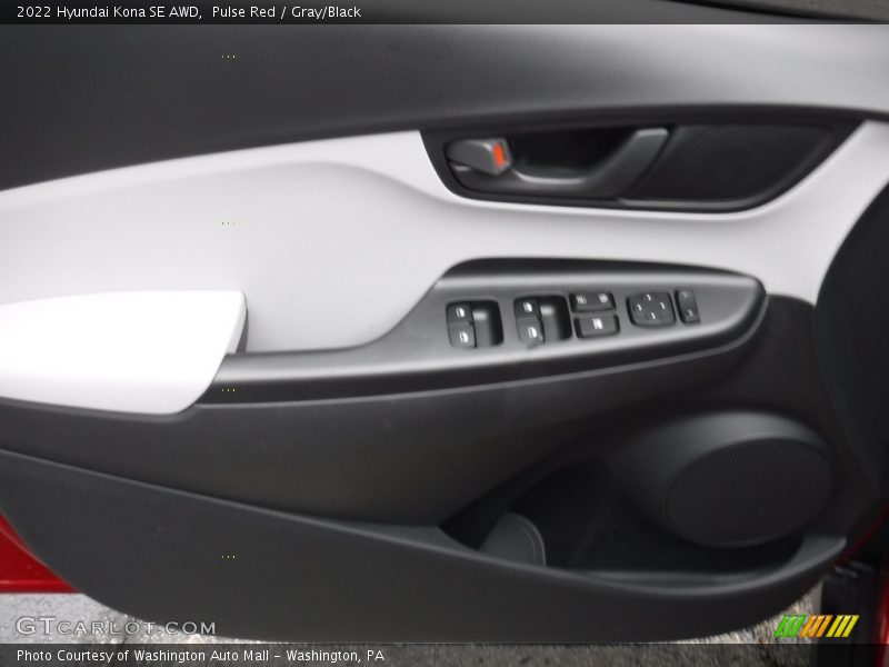 Pulse Red / Gray/Black 2022 Hyundai Kona SE AWD
