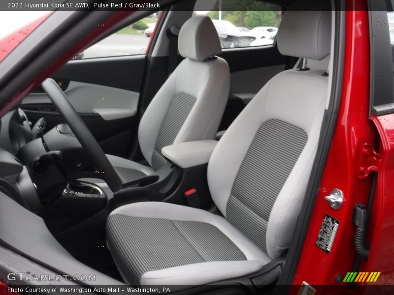 Pulse Red / Gray/Black 2022 Hyundai Kona SE AWD